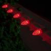 C7 OptiCore LED Commercial Outdoor Christmas Lights Heavy Duty Christmas String Lights; White Wire (25 Lights, 25 ft, Red) view 2