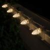 C7 OptiCore LED Commercial Outdoor Christmas Lights Heavy Duty Christmas String Lights; White Wire (25 Lights, 25 ft, Warm White) view 2