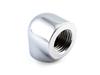 XSPC G1/4" Female to Female 90 Degree Elbow Fitting, Chrome, 4-Pack view 2