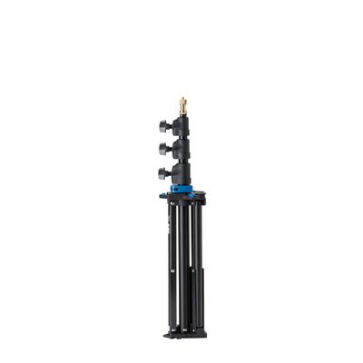 Kupo Mini Click Light Stand, Interlocking Portable Stand with Air Cushion, Maximum Height 7', Folds to 27.9', Portable Design for Studio and Location, Silver (KS041611)