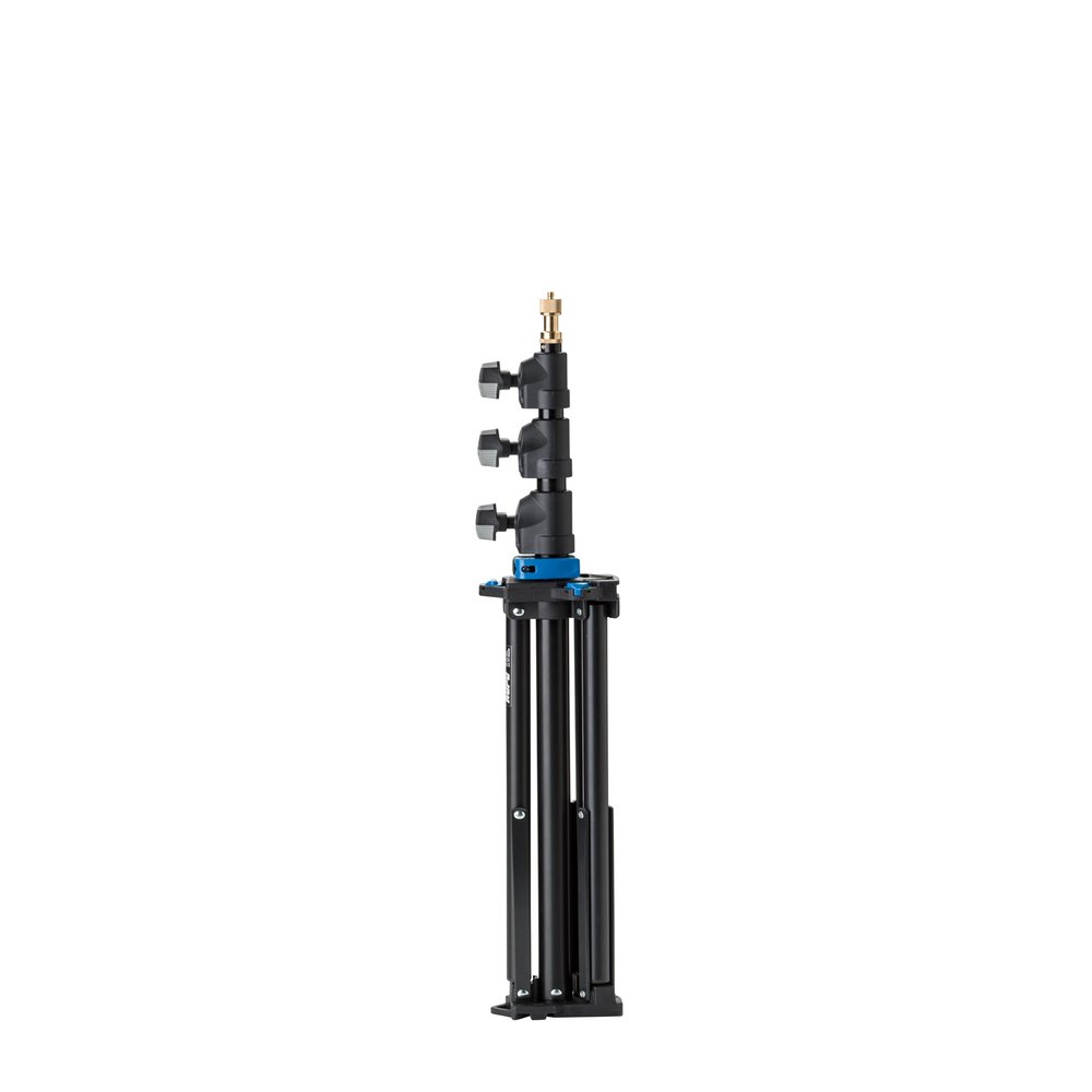 Kupo Mini Click Light Stand, Interlocking Portable Stand with Air Cushion, Maximum Height 7', Folds to 27.9', Portable Design for Studio and Location, Silver (KS041611)