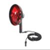 5 Million Candlepower Handheld Spotlight- Red Hunting Lens - 100 Watt Halogen - Spot/Flood Combo(-12 view 1