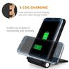 10W Fast Wireless Charger Folding Pad Stand 3-Coils Compatible With for iPhone 8 Plus X Xr XS Max - Samsung Galaxy S6 S7 S8 S9 S10 Plus, Note 8 9 - Google Pixel 3, 3 XL - LG V30 G6 G7 G8 ThinQ V35 V40 view 3