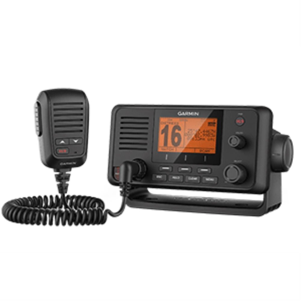 Garmin 0100209800 VHF 215 AIS, Slate Gray with Amp Yellow Band