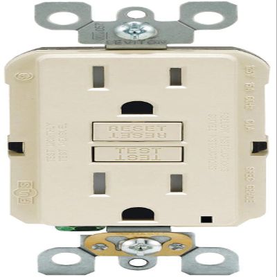 Leviton MFG CO R06-GFTR1-0KT Ltalm Tamper Gfci Outlet, No Size