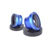 Livestream - Universal Clip 3 in 1 Cell Phone Camera Lens Kit - Fish Eye Lens / 2 in 1 Macro Lens & Wide Angle Lens. Get Enhanced View While Live Streaming. (Blue) view 3