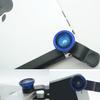 Livestream - Universal Clip 3 in 1 Cell Phone Camera Lens Kit - Fish Eye Lens / 2 in 1 Macro Lens & Wide Angle Lens. Get Enhanced View While Live Streaming. (Blue) view 4