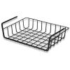 SnapSafe Hanging Shelf Document Basket, 76012 - Coated Wire Basket Maximizes Storage for Documents, Gun Accessories, & Ammo - Easy Access Under Shelf Storage for Gun Safes - Holds Up to 40 Pounds view 1