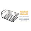 SnapSafe Hanging Shelf Document Basket, 76012 - Coated Wire Basket Maximizes Storage for Documents, Gun Accessories, & Ammo - Easy Access Under Shelf Storage for Gun Safes - Holds Up to 40 Pounds view 2