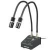 AmScope LED-6W Powerful 6 Watt LED Dual Gooseneck Lights Illuminator, Black, 1 Count (Pack of 1) view 1