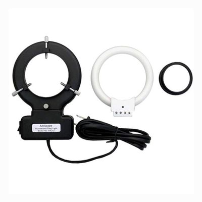 AmScope FRL12-A 12W Microscope Fluorescent Ring Light + Adapter