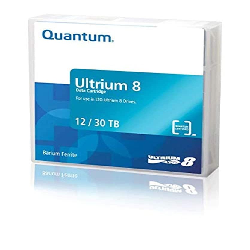 Quantum Tape, Lto, Ultrium-8, Mr-L8Mqn-02 12Tb/30Tb, Lto-8, Worm
