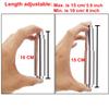 Bememo 3 Pack Toilet Paper Holder Roller Toilet Tissue Holder Replacement Plastic Spring Loaded (Chrome Big End) view 3