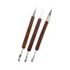 QIXINSTAR 6pcs Pottery Clay Wax Sculpture Carving Modelling Tools Hand Cutter DIY Art Craft Nicking Cutter Graver Scalpel Multi Pen view 3