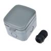 13A Fused Protection Switch,Nineleaf 1 Pack Waterproof Junction Box IP66 Rated Weatherproof 13A Fused Protection Unit Include Cable Gland, IP66 Suitable for Outdoor Use view 1