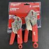 New Milwaukee 48-22-3402 2 Piece Torque Lock 2 Piece Locking Pliers Set Sale view 1
