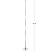 JONATHAN Y Pilar LED Floor Lamp 63.75" Modern Integrated Light, Chrome view 4
