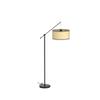 Brightech Hudson 2 - LED Floor lamp, Tall Lamp with Sturdy Base, Contemporary Arc Lamp for Living Rooms & Offices, Great Living Room Dcor, Mid Century Modern for Bedroom - Jet Black view 4