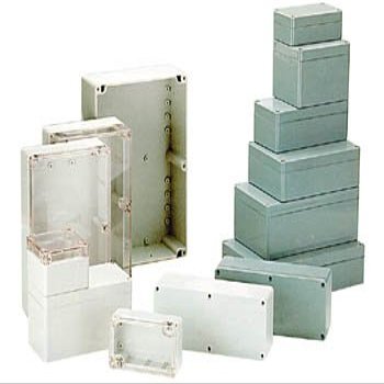 Velleman, Inc Sealed ABS Enclosure - Dark Gray 10.4" x 7.3" x 3.7"