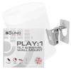 Sound Bass Wall Mount for Sonos Play 1 Only, White, 1pc, Tilt & Swivel view 1