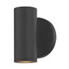 LED Black Outdoor Wall Light Cylinder 3000K view 2