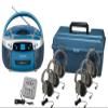 CD / USB / MP3 Listening Center with Deluxe Headsets view 1