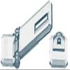 SOURCE ONE Deluxe Crystal Clear Acrylic Flat Mount Hasp view 1