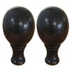 Royal Designs Medium Ball Lamp Finial for Lamp Shade- Antique Brass Set of 2 view 1