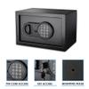 Barska 0.36 Cubic Foot Compact Digital Keypad Safe Solid Steel Security Lock Box with Quick Access PIN Code, Dual Steel Deadbolts & Backup Keys for Home or Office Use view 3