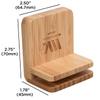 MobileVision Compatible Stand for Apple iWatch Adapter for use with Bamboo Charging Stations and Multi-Device Organizers view 4