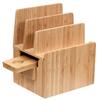 MobileVision Bamboo Charging Station & Compatible Apple Watch Adapter Combo Multi Device Organizer for Apple Watch, Smartphones, Tablets, Laptops, and More view 1