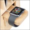 MobileVision Bamboo Charging Station & Compatible Apple Watch Adapter Combo Multi Device Organizer for Apple Watch, Smartphones, Tablets, Laptops, and More view 2
