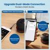 AYL Mini Speaker System, Portable Plug-in Speaker with 3.5mm Aux Input & 3.5 mm Jack, External Audio for Laptop, MP3, iPhone Small Wireless Bluetooth Speaker with Built-in Mic (Black) view 2