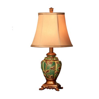 LIN XIAO HAO mayu Modern Minimalist Desk Lamp Bedroom Bedside E27 with Switch European Art Resin and Cloth Desk Lamp (Size : 42cm*22.8cm)