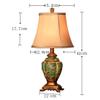 LIN XIAO HAO mayu Modern Minimalist Desk Lamp Bedroom Bedside E27 with Switch European Art Resin and Cloth Desk Lamp (Size : 42cm*22.8cm) view 2