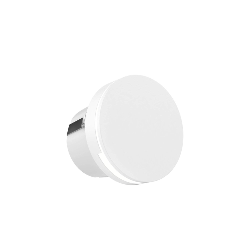 DALS Lighting LEDSTEP004D-WH 3" Round Indoor/Outdoor Led Step Light Modern 3" Round Indoor/Outdoor Led Step Lightwhite
