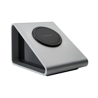 iPort Launch (LaunchPort) BaseStation iPad Stand - Compatible with All Launch Cases - Silver