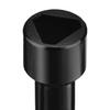 Shappy 2 Pack 4 Way Cabinet Panel Keys for Water Meter, Black view 3