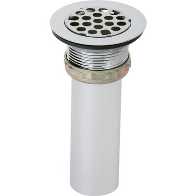Elkay LK337 Drain Fitting 2" Type 316 Stainless Steel Body Grid Strainer and Tailpiece