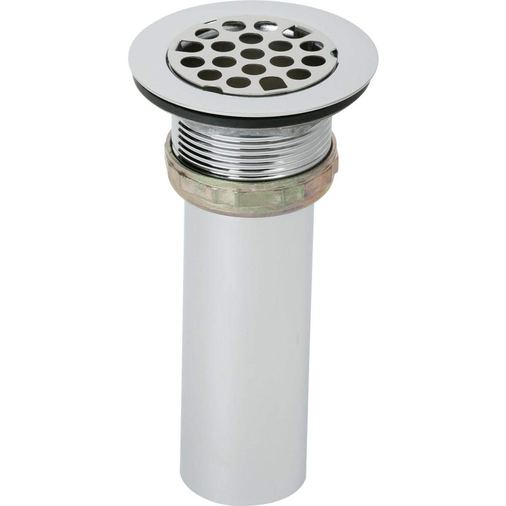 Elkay LK337 Drain Fitting 2" Type 316 Stainless Steel Body Grid Strainer and Tailpiece