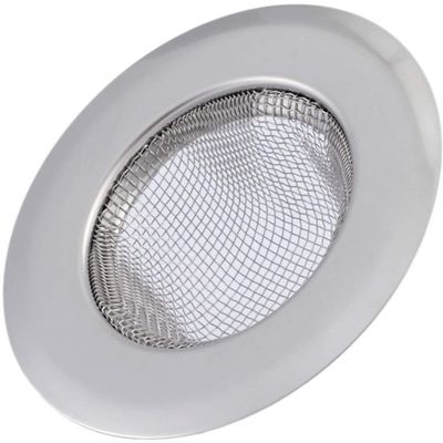 Sink Tub Strainer Screen Stainless Steel Fits 3"- 3 1/2" Drains - Kitchen Tools