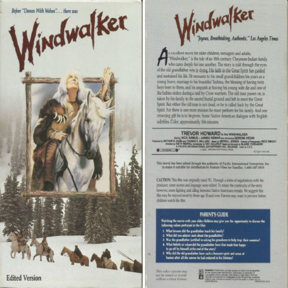 Windwalker (Editied for Families)(VHS)