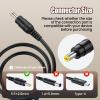 65W Laptop Charge Compatible with Acer Aspire E15 E5 E5-575 E5-521 R3 R3-471 Aspire 5 V5 V3 R7 M5 S3 E1 ES1 ES1-511 ES1-531 ES1-111M PA-1650-86 5742 5750 5349 N15Q1 Adapter Power Supply Cord view 2