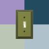 AMERELLE 84DDRB Amerelle Steps Double Duplex Cast Metal Wallplate in Rustic Brass view 3