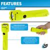 Nightstick XPP-5420G 3 AA Intrinsically Safe Permissible Flashlight, Green view 3