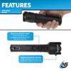 Nightstick XPP-5422B 3 AA Intrinsically Safe Permissible Dual-Light Flashlight, Black view 4