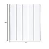 Mobile Home Vinyl Skirting Box of 8 White Solid Panels 16" Wide by 35" Tall. Premium 40 Mil Thickness view 4