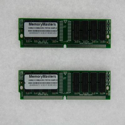 64MB 2X 32MB Memory Ram Kit for Korg TR Triton Extreme Le PRO Prox Rack Sampler