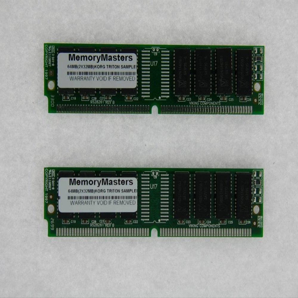 64MB 2X 32MB Memory Ram Kit for Korg TR Triton Extreme Le PRO Prox Rack Sampler
