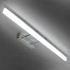 LUMINTURS 12W LED Vanity Lighting Fixture Wall Sconces Makeup Mirror Front Light Fixture Acrylic Lamp Silver Finish Pure White view 3